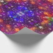 モダンパタースタイリッシュン冬パーティー ラッピングペーパー (角)