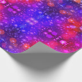 モダンパタースタイリッシュン冬パーティー ラッピングペーパー (角)