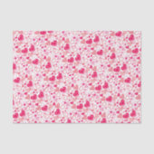 モダンパターン（の模様が）あるハートバレンタインデー 薄葉紙 (正面)