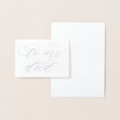 モダンパパの書結婚類 箔カード (ディスプレー)