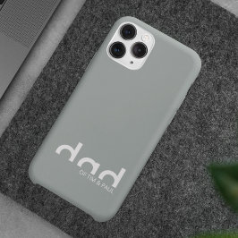 モダンパパシンプルデザイン(子供の名前を含む) iPhone 13ケース