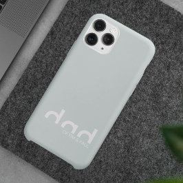 モダンパパシンプルデザイン(子供の名前を含む) iPhone 13ケース
