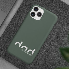 モダンパパシンプルデザイン(子供の名前を含む) iPhone 13ケース