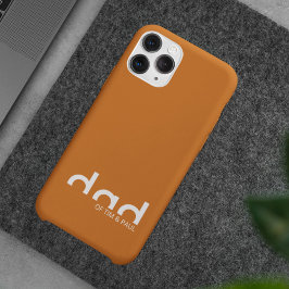 モダンパパシンプルデザイン(子供の名前を含む) iPhone 13ケース