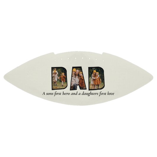 モダンパパ写真コラージュのスクリプト アメリカンフットボール (パネル)