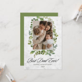 モダンパパ最高の・エバ・リーフ・ファザーズ・デイ カード (正面/裏面インサイチュ)