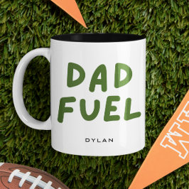 モダンパパ用パーソナライズされたパパ燃料贈呈 ツートーンマグカップ