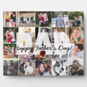 モダンパパ20写真コラージュ父の日 フォトプラーク (正面)