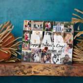 モダンパパ20写真コラージュ父の日 フォトプラーク (側面)