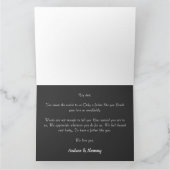 モダンパパ8写真コラージュ父の日の贈り物 カード (内部)