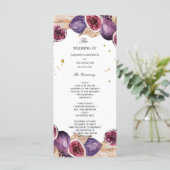 モダンパンパス＆パープルイチジク ビューティーフレーム メニュー (スタンド正面)