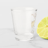 モダンパーエレガントル&プロセッコブライダルシャワー ショットグラス (左)