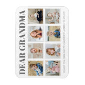 モダンパーソナライズされたお祖母さん愛する8 – 写真 マグネット (縦)