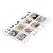 モダンパーソナライズされたお祖母さん愛する8 – 写真 マグネット (左側)