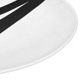 モダンパーソナライズされたはっきりした文章 カッティングボード (角)