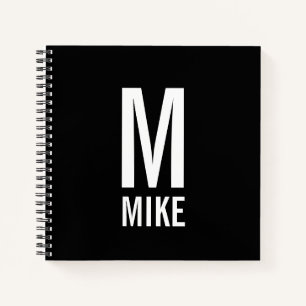 モダンパーソナライズされたはっきりした文章 ノートブック