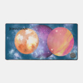 モダンパーソナライズされたアートワーク デスクマット (正面)