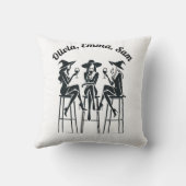 モダンパーソナライズされたウィチ・ワエレガントイン・ナイト クッション (裏面)