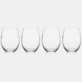 モダンパーソナライズされたエレガントウィッチ・ワイン・ナイト ステムなしワイングラス (左)