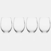 モダンパーソナライズされたエレガントウィッチ・ワイン・ナイト ステムなしワイングラス (右)