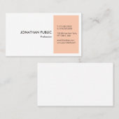 モダンパーソナライズされたエレガントシンプルプロフェッショナル 名刺 (正面/裏面)