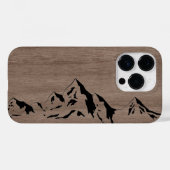 モダンパーソナライズされたエレガント木 – 木 Case-Mate iPhoneケース (裏面 (横))