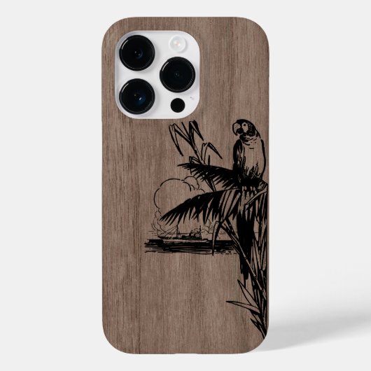 モダンパーソナライズされたエレガント木 – 木 Case-Mate iPhoneケース (裏面)