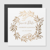 モダンパーソナライズされたエレガント金ゴールド (正面/裏面)