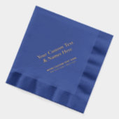 モダンパーソナライズされたカスタムパーティーイベント 箔ナプキン (左)