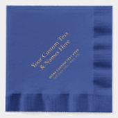 モダンパーソナライズされたカスタムパーティーイベント 箔ナプキン (正面)