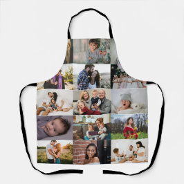 モダンパーソナライズされたカスタムPhoto Collage Family  エプロン