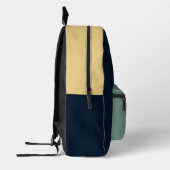 モダンパーソナライズされたゴルフ選手の名最高のパパ プリントバックパック (左)