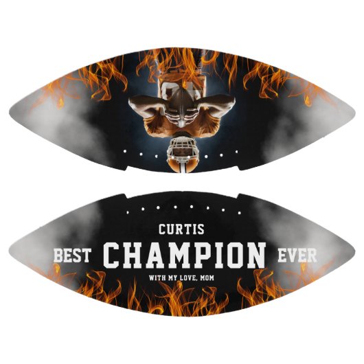 モダンパーソナライズされたサッカー写真ギフト子供へ アメリカンフットボール (パネル)