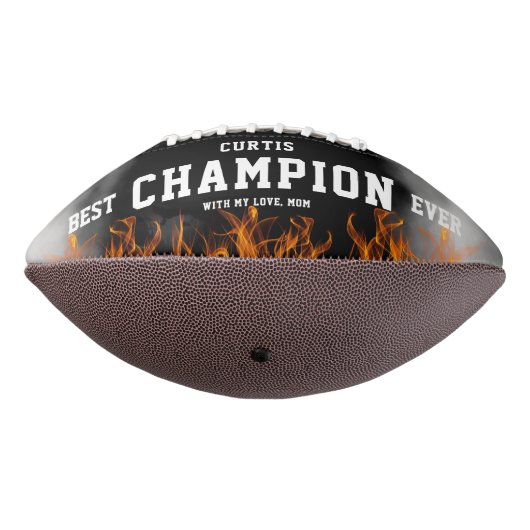 モダンパーソナライズされたサッカー写真ギフト子供へ アメリカンフットボール (回転270)