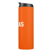 モダンパーソナライズされたシンプルオレンジ幼稚園 タンブラー (回転右)