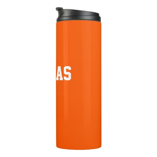 モダンパーソナライズされたシンプルオレンジ幼稚園 タンブラー (回転右)