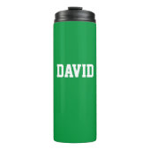 モダンパーソナライズされたシンプルグリーン幼稚園 タンブラー (正面)