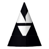 モダンパーソナライズされたハッピーバースデー名かわいいクール パーティーハット (裏面)