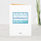 モダンパーソナライズされたハッピーバースデー カード (裏面)