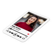 モダンパーソナライズされたハッピーバースデー マグネット (左側)