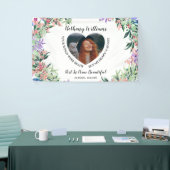 モダンパーソナライズされたハート 横断幕 (トレードショー)