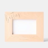 モダンパーソナライズされた写真 レーザー彫刻フレーム (正面)