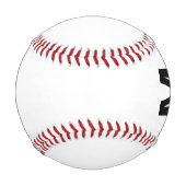 モダンパーソナライズされた名称 野球ボール (裏面)