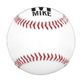 モダンパーソナライズされた名称 野球ボール (正面)