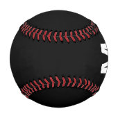 モダンパーソナライズされた名称 野球ボール (裏面)