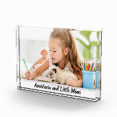 モダンパーソナライズされた子犬 フォトブロック (右)