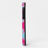 モダンパーソナライズされた抽象芸術スカイピンクとブルー Case-Mate iPhoneケース (裏面/左)