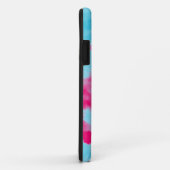 モダンパーソナライズされた抽象芸術スカイピンクとブルー Case-Mate iPhoneケース (裏面/右)
