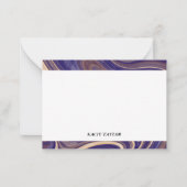 モダンパーソナライズされた縁どノートカード ノートカード (正面)