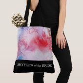 モダンパーソナライズされた色カスタム文字結婚s トートバッグ (クローズアップ)